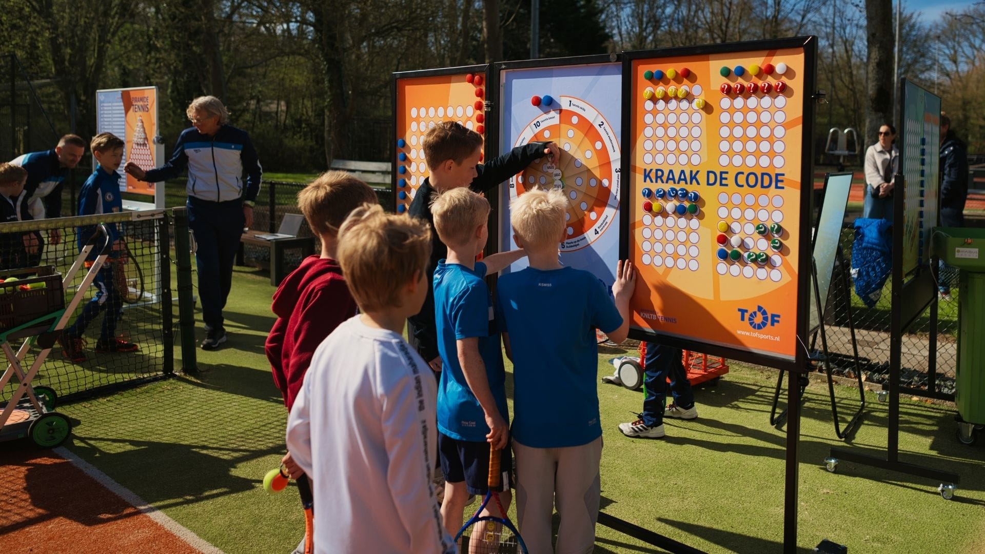 Kinderen zijn actief betrokken bij de club