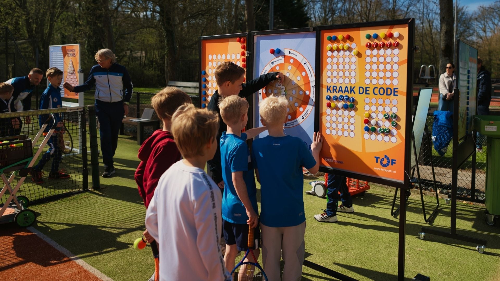 Kinderen zijn actief betrokken bij de club